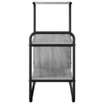 vidaXL Konzolový stôl Sivý Sonoma 80 x 35 x 75 cm Kompozitné drevo – Obrázok 5