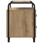 vidaXL Nočný stolík 2 ks Dub artisan Kompozitné drevo – Obrázok 6