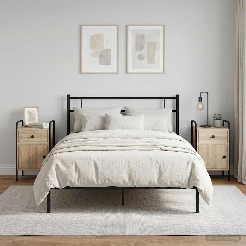 8007650_1-8.jpg vidaXL Nočný stolík 2 ks Dub sonoma 35 x 36,5 x 61 cm Kompozitné drevo – Obrázok 1