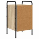 vidaXL Nočný stolík 2 ks Dub sonoma 35 x 36,5 x 61 cm Kompozitné drevo – Obrázok 8
