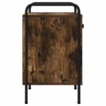 vidaXL Nočný stolík Dymový dub 35 x 36,5 x 61 cm Kompozitné drevo – Obrázok 5