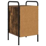 vidaXL Nočný stolík Dymový dub 35 x 36,5 x 61 cm Kompozitné drevo – Obrázok 6