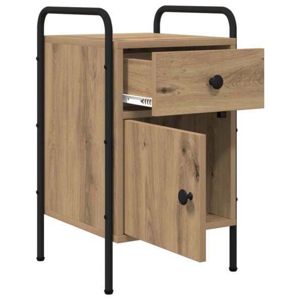 vidaXL Nočný stolík 2 ks Dub artisan 35 x 36,5 x 61 cm – Obrázok 5