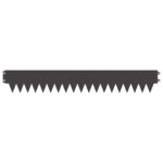 vidaXL Obrubník trávnika 50 pcs 103 x 15 cm kov Čierna – Obrázok 5