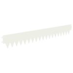 vidaXL Obrubník trávnika 20 pcs 103 x 15 cm kov Biela – Obrázok 6