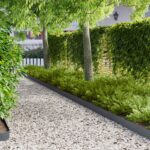 vidaXL Obrubník trávnika 10 pcs 103 x 15 cm kov Antracitová