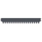 vidaXL Obrubník trávnika 50 pcs 103 x 15 cm kov Antracitová – Obrázok 5