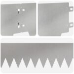 vidaXL Obrubník trávnika 30 pcs 103 x 15 cm kov Strieborná – Obrázok 7