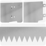 vidaXL Obrubník trávnika 30 pcs 103 x 15 cm kov Strieborná – Obrázok 7
