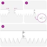 vidaXL Obrubník trávnika 10 pcs 103 x 15 cm kov Hrdzavý – Obrázok 9