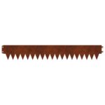 vidaXL Obrubník trávnika 20 pcs 103 x 15 cm kov Hrdzavý – Obrázok 6
