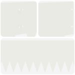 vidaXL Obrubník trávnika 20 pcs 103 x 20 cm kov Biela – Obrázok 7