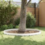 vidaXL Obrubník trávnika 30 pcs 103 x 20 cm kov Biela – Obrázok 4
