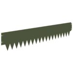 vidaXL Obrubník trávnika 30 pcs 103 x 20 cm kov Olivovo zelená – Obrázok 6