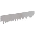 vidaXL Obrubník trávnika 10 pcs 103 x 20 cm kov Strieborná – Obrázok 6