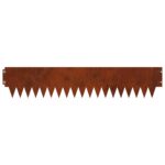 vidaXL Obrubník trávnika 30 pcs 103 x 20 cm kov Hrdzavý – Obrázok 6