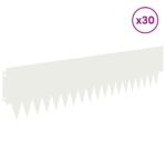 vidaXL Obrubník trávnika 30 pcs kov – Obrázok 3
