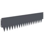 vidaXL Obrubník trávnika 30 pcs kov – Obrázok 2