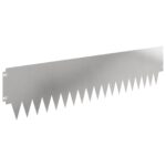 vidaXL Obrubník trávnika 30 pcs 103 x 25 cm kov Strieborná – Obrázok 2