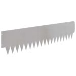 vidaXL Obrubník trávnika 30 pcs 103 x 25 cm kov Strieborná – Obrázok 6