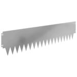 vidaXL Obrubník trávnika 10 pcs 103 x 25 cm kov Strieborná – Obrázok 2