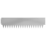 vidaXL Obrubník trávnika 30 pcs 103 x 25 cm kov Strieborná – Obrázok 5