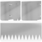 vidaXL Obrubník trávnika 30 pcs 103 x 25 cm kov Strieborná – Obrázok 7