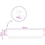 vidaXL Obrubník trávnika 30 pcs kov – Obrázok 10