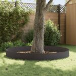 vidaXL Obrubník trávnika 10 pcs 103 x 30 cm kov Čierna – Obrázok 4