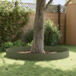 vidaXL Obrubník trávnika 20 pcs 103 x 30 cm kov Olivovo zelená – Obrázok 4