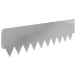 vidaXL Obrubník trávnika 10 pcs kov – Obrázok 2