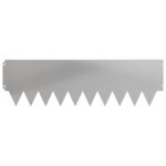 vidaXL Obrubník trávnika 20 pcs 103 x 30 cm kov Strieborná – Obrázok 5