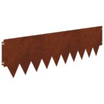 vidaXL Obrubník trávnika 10 pcs kov – Obrázok 2