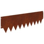 vidaXL Obrubník trávnika 10 pcs kov – Obrázok 7