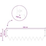 vidaXL Obrubník trávnika 20 pcs 103 x 30 cm kov Hrdzavý – Obrázok 11