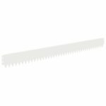 vidaXL Obrubník trávnika 50 pcs 103 x 10 cm Oceľ Biela – Obrázok 2
