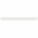vidaXL Obrubník trávnika 50 pcs 103 x 10 cm Oceľ Biela – Obrázok 5