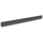 vidaXL Obrubník trávnika 10 pcs 103 x 10 cm Oceľ Antracitová – Obrázok 2