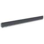 vidaXL Obrubník trávnika 50 pcs 103 x 10 cm Oceľ Antracitová – Obrázok 6