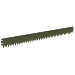 vidaXL Obrubník trávnika 20 pcs 103 x 10 cm Oceľ Olivovo zelená – Obrázok 6