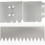 vidaXL Obrubník trávnika 20 pcs 103 x 10 cm Oceľ Strieborná – Obrázok 7