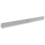 vidaXL Obrubník trávnika 10 pcs 103 x 10 cm Oceľ Strieborná – Obrázok 6