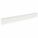 vidaXL Obrubník trávnika 10 pcs 103 x 15 cm Oceľ Biela – Obrázok 6