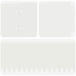 vidaXL Obrubník trávnika 10 pcs 103 x 15 cm Oceľ Biela – Obrázok 7