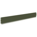 vidaXL Obrubník trávnika 20 pcs 103 x 15 cm Oceľ Olivovo zelená – Obrázok 2