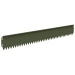 vidaXL Obrubník trávnika 20 pcs 103 x 15 cm Oceľ Olivovo zelená – Obrázok 6