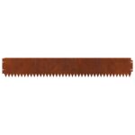 vidaXL Obrubník trávnika 20 pcs 103 x 15 cm Oceľ Hrdzavý – Obrázok 6