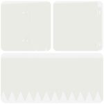 vidaXL Obrubník trávnika 30 pcs 103 x 20 cm Oceľ Biela – Obrázok 7