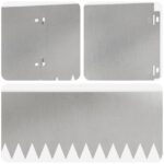 vidaXL Obrubník trávnika 10 pcs 103 x 20 cm Oceľ Strieborná – Obrázok 7