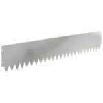 vidaXL Obrubník trávnika 10 pcs 103 x 20 cm Oceľ Strieborná – Obrázok 2